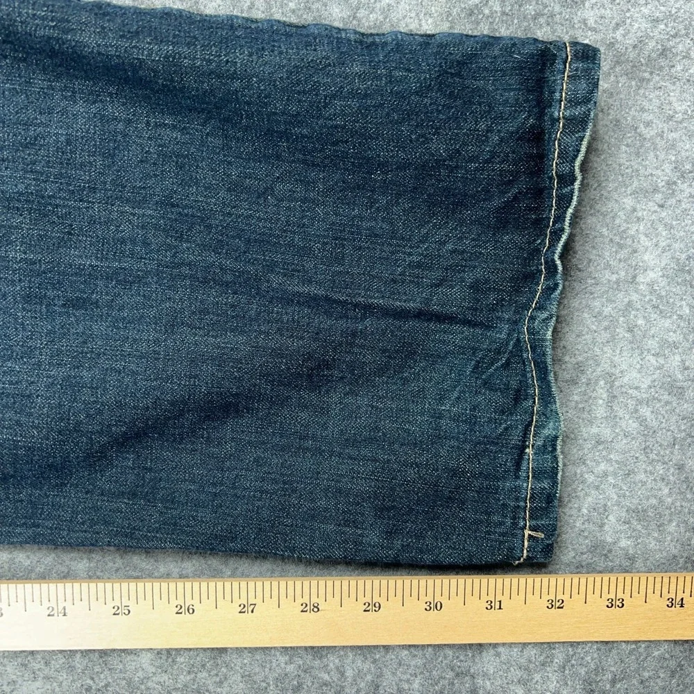 VTG Levi's Jeans Men‎ 36x32 Blue 505 Straight Regular Faded Whisker Denim Pants